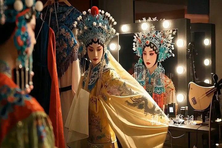 ai制作的仿古戏曲科普视频